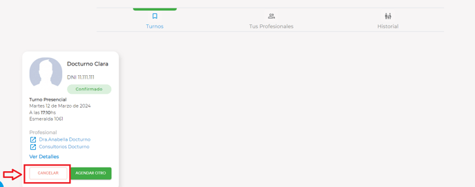 cancelar turno 1