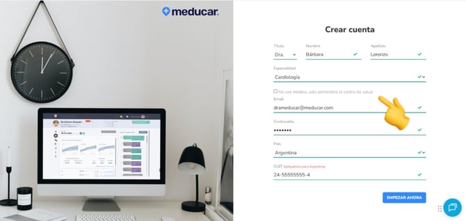 crea tu cuenta Meducar2