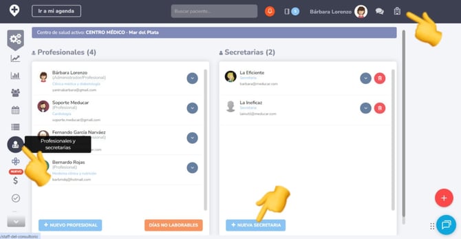 nueva secretaria
