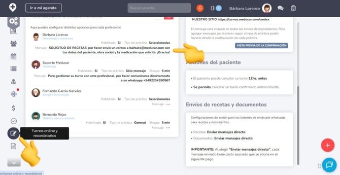 turnos online por profesional
