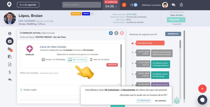 videoconsulta canal