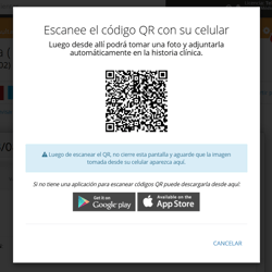 adjuntar qr
