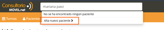 alta nuevo paciente1