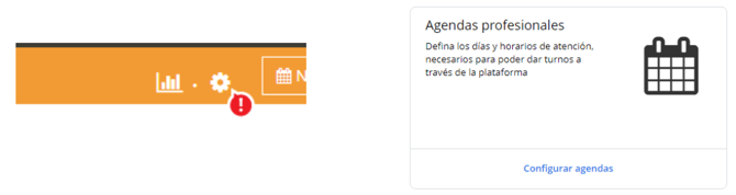 configurar agendas