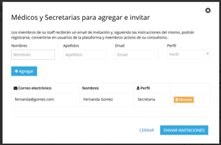 invitacion secretaria