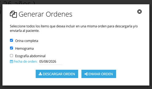 separar ordenes